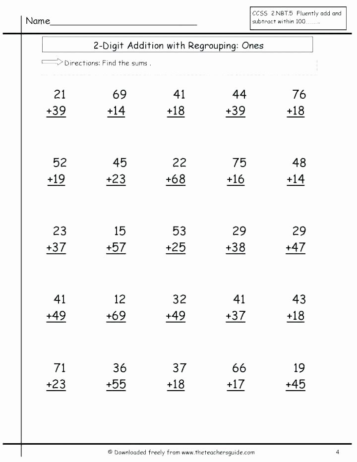 Adding Doubles Worksheet 2nd Grade Multi Digit Addition Worksheets Addition Worksheets Double