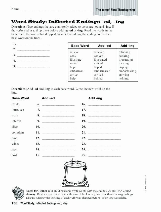 Adding Ed and Ing Worksheets Ed Ing Worksheets First Grade – Shopskipt