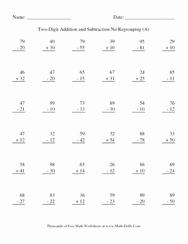 Adding Two Digit Numbers Worksheets Print Multi Digit Addition with All Regrouping Adding