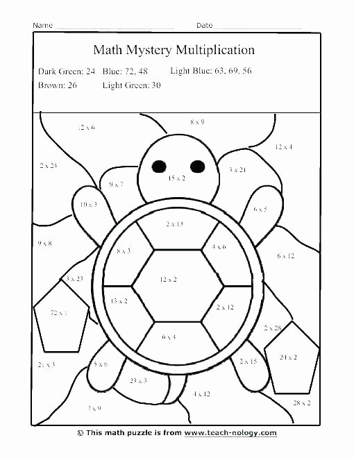 Addition Mystery Picture Worksheets Free 2nd Grade Math Addition Coloring Worksheets