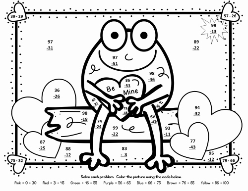 Addition with Regrouping Coloring Worksheets Subtraction Worksheets – Coloringcks