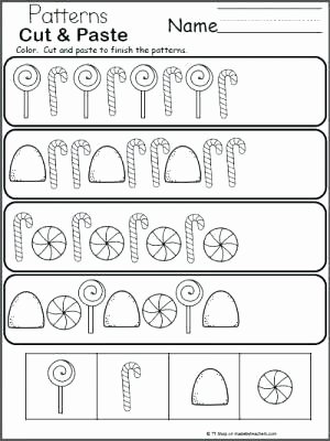 Adjectives Cut and Paste Beautiful Preschool Worksheets Cut and Paste Printable Coloring Free