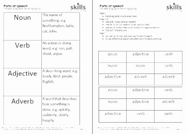 Adjectives Worksheet 2nd Grade Grammar Worksheets Nouns Verbs and Adjectives