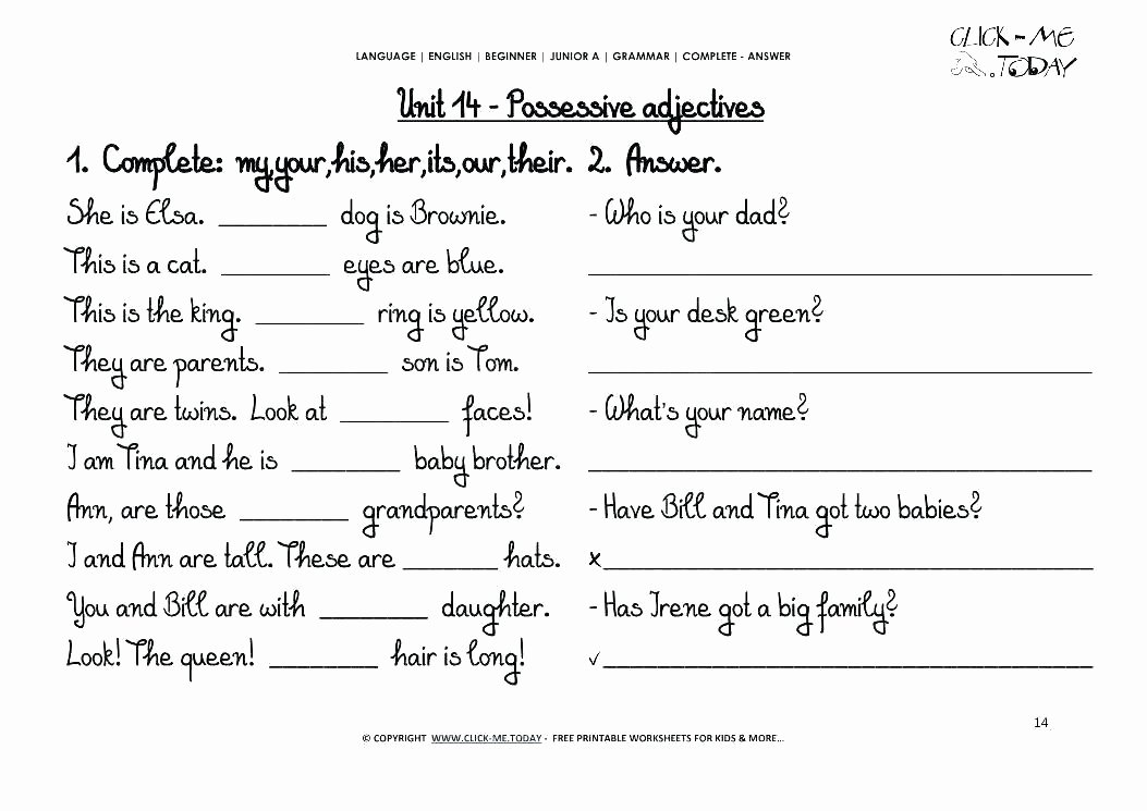 Adjectives Worksheets for Grade 1 Nouns and Adjectives Worksheets Grade 1 Games Free Verbs