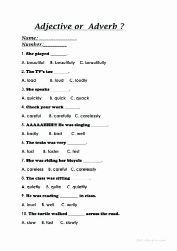 Adjectives Worksheets for Grade 2 Adjective Worksheets 3rd Grade