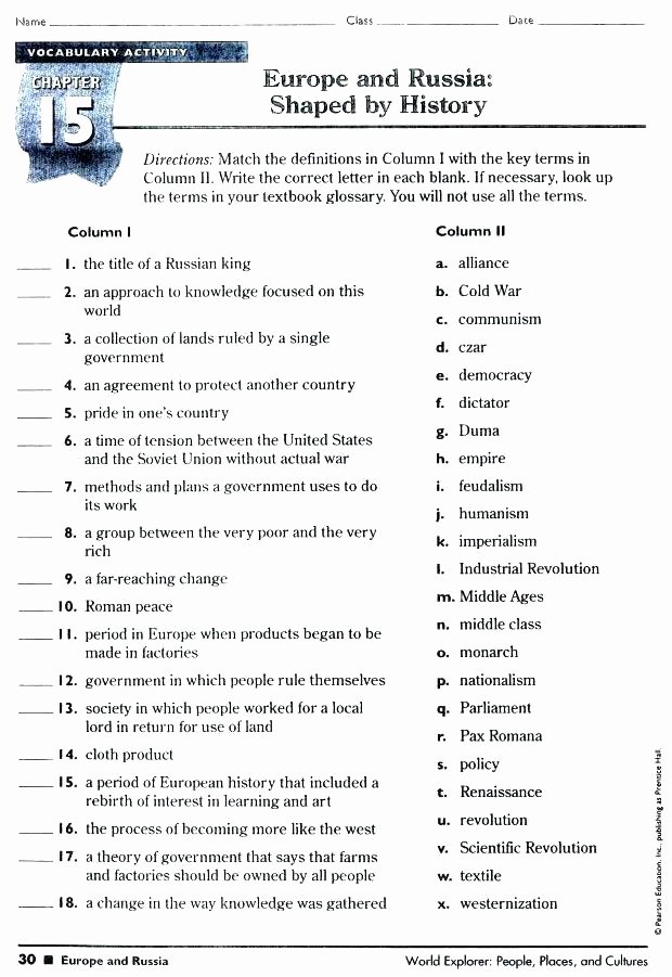 Africa Geography Worksheets Us History Map Worksheets Colonies Printable Activities