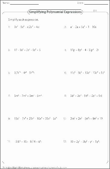 Algebra Tiles Worksheets 6th Grade Algebraic Expressions for 6th Grade Worksheets