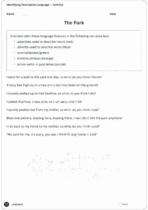 Alliteration Worksheets with Answers Figurative Language Worksheets 6th Grade Arts