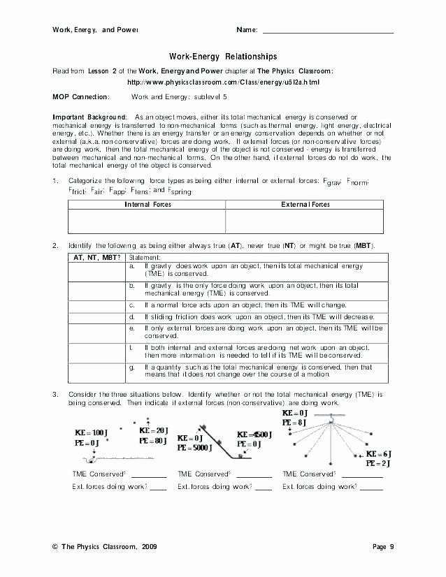 Alliteration Worksheets with Answers Middle School Physics Worksheets Friction for and Gravity