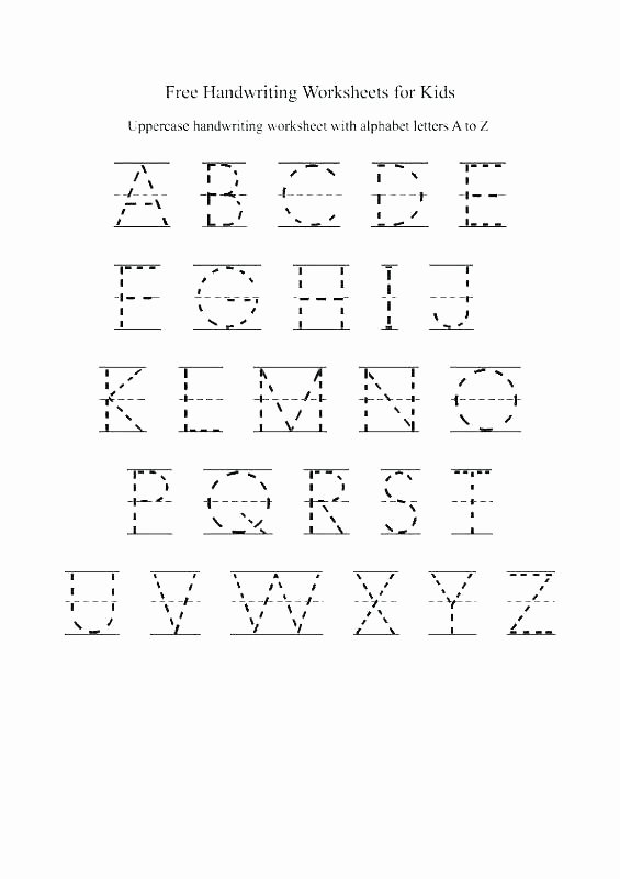 Alphabet Trace Sheets Free Printable Tracing Alphabet Worksheets Free Printable
