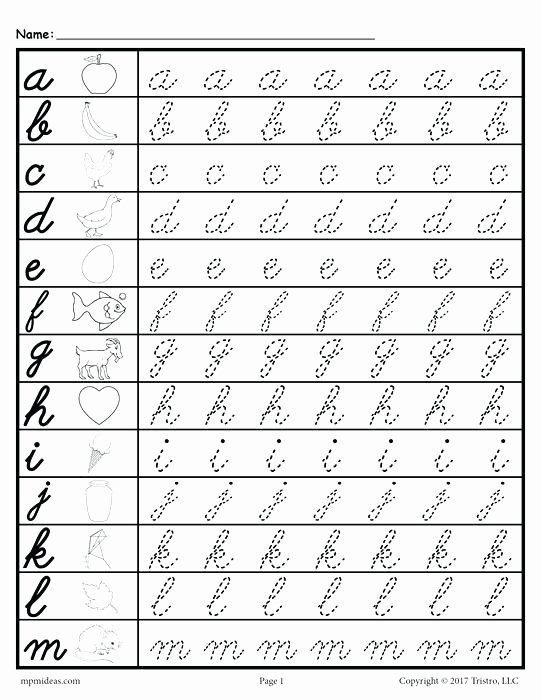 Alphabet Trace Worksheet Letter Cursive Writing Worksheets Cursive Writing Alphabet