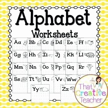 Alphabet Tracing Worksheets Az Pdf Alphabet Worksheets