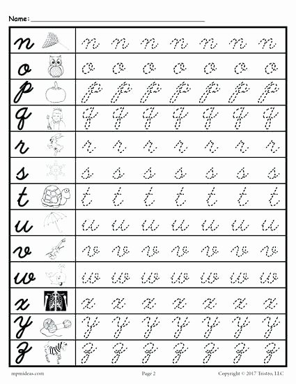 Alphabet Tracing Worksheets Pdf Cursive Letter Tracing Worksheets – Lucaschamberlainub