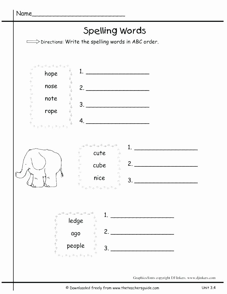 Alphabetical order Worksheets 2nd Grade Free Missing Alphabet Worksheets for Kindergarten Activities