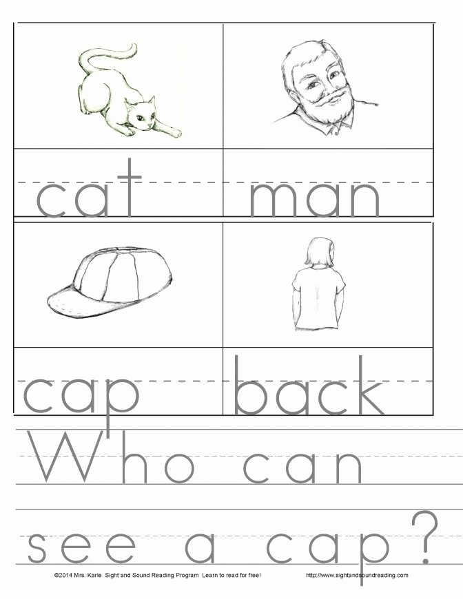Ap Word Family Worksheets Learning Words for Kindergarten Free Sight Ut Word Family