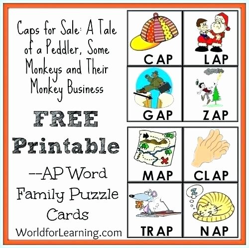 Ap Word Family Worksheets Word Family Match Picture with Ap Worksheets Pdf for