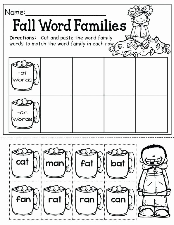 Ap Word Family Worksheets Word Family Match Picture with Ap Worksheets Pdf for