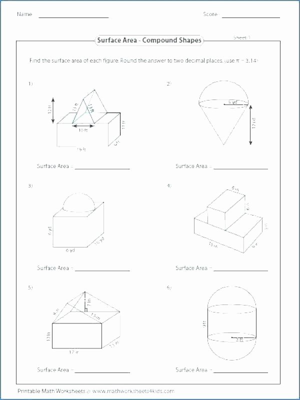 Area Of Compound Shapes Worksheet Geometric Figures Worksheet – originalpatriots
