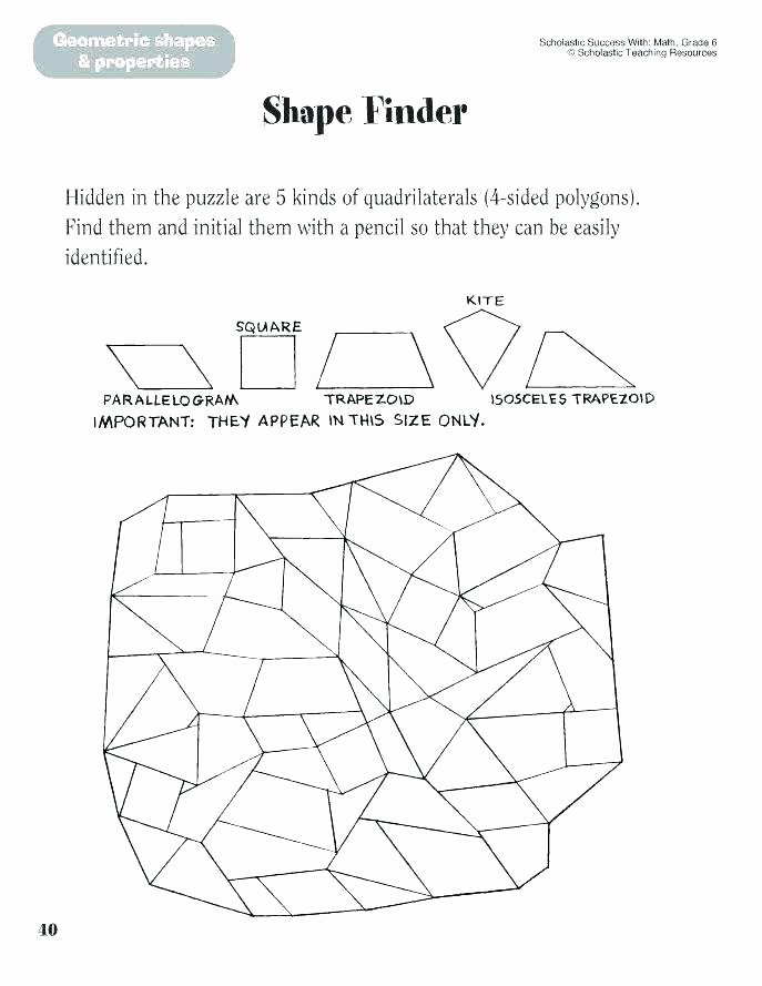 Area Of Compound Shapes Worksheet Polygons and Quadrilaterals Worksheets – Kcctalmavale