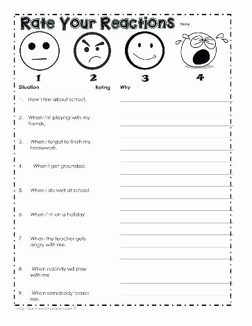 Autism Worksheets social Skills Free Printable social Skills Worksheets for Kindergarten