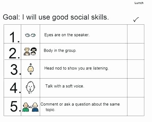 Autism Worksheets social Skills social Skills Worksheets for Autism