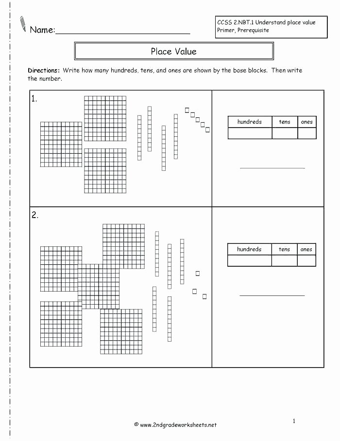 Base 10 Blocks Clip Art Base Ten Worksheets Grade Best Place Value Fresh Math B