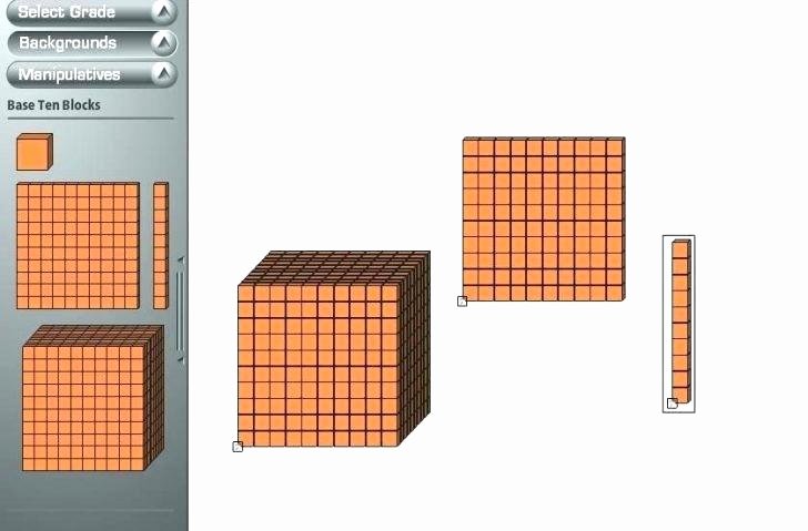 Base 10 Blocks Clipart Grade 3 Math Base Ten Blocks Worksheets for Second Freebie
