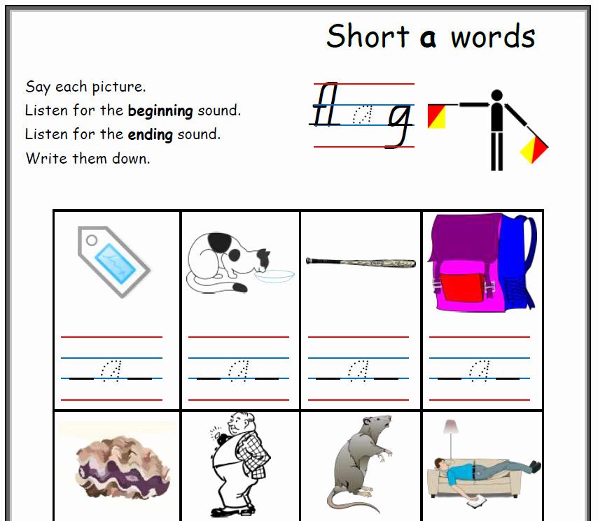 Beginning and Ending sounds Worksheets Cvc Worksheets Printable Work Sheets • Keepkidsreading