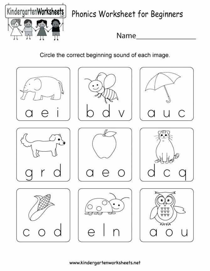 Big Vs Little Worksheets Long and Rt Worksheets for Preschool Kids Kindergarten Vowel