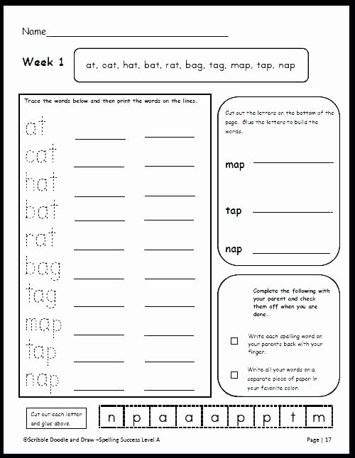 Blank Spelling Worksheets Unique Spelling Words Worksheets Grade Make Your Own Make Your Own