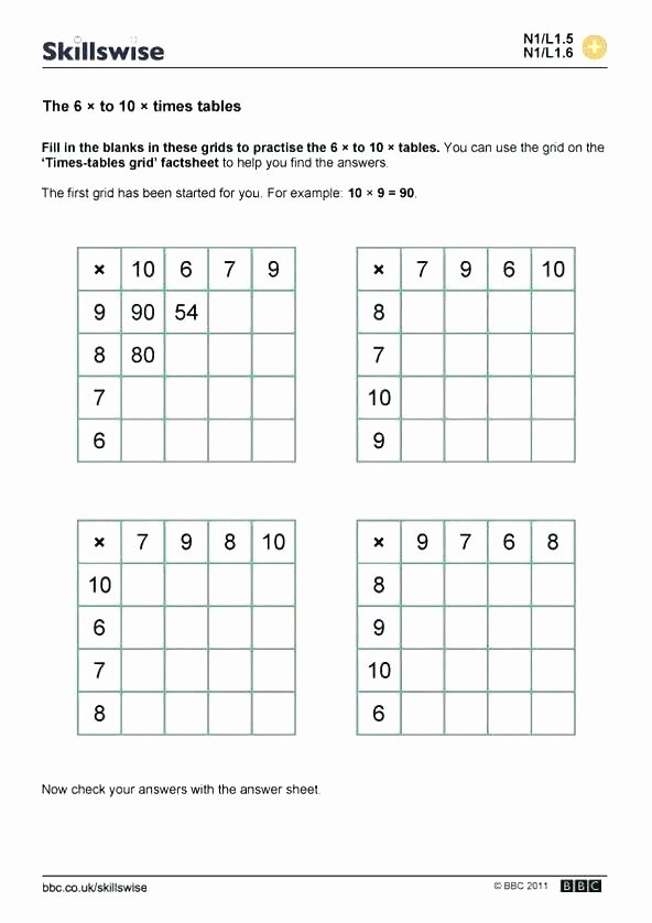 Blank Times Table Grid Timed Tables – Uasporting