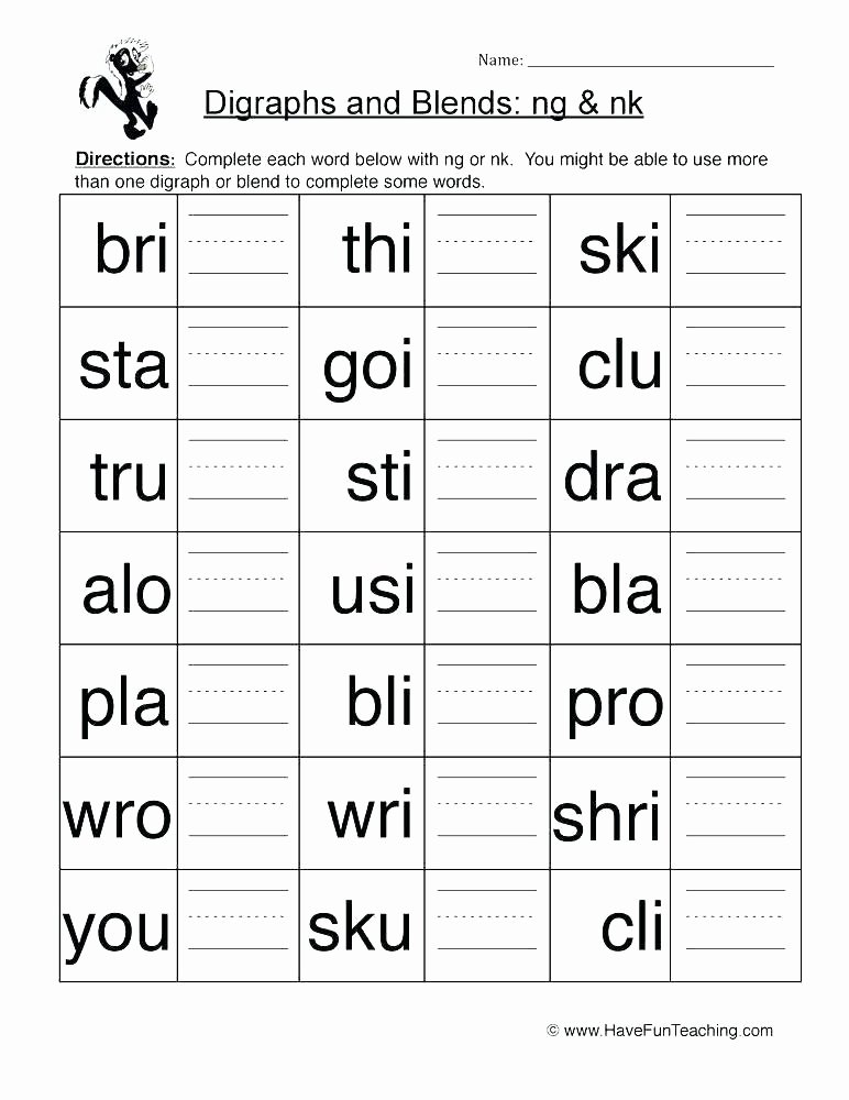 Blending Worksheets 1st Grade L Blends Worksheets First Grade Blending Phonemes Phonics