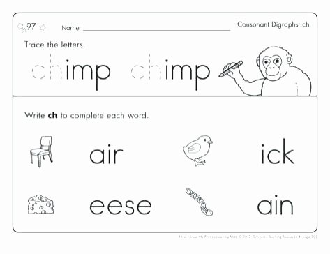 Blends Worksheets for 1st Grade 3 Letter Blends Worksheets Consonant for Grade 2 Pdf