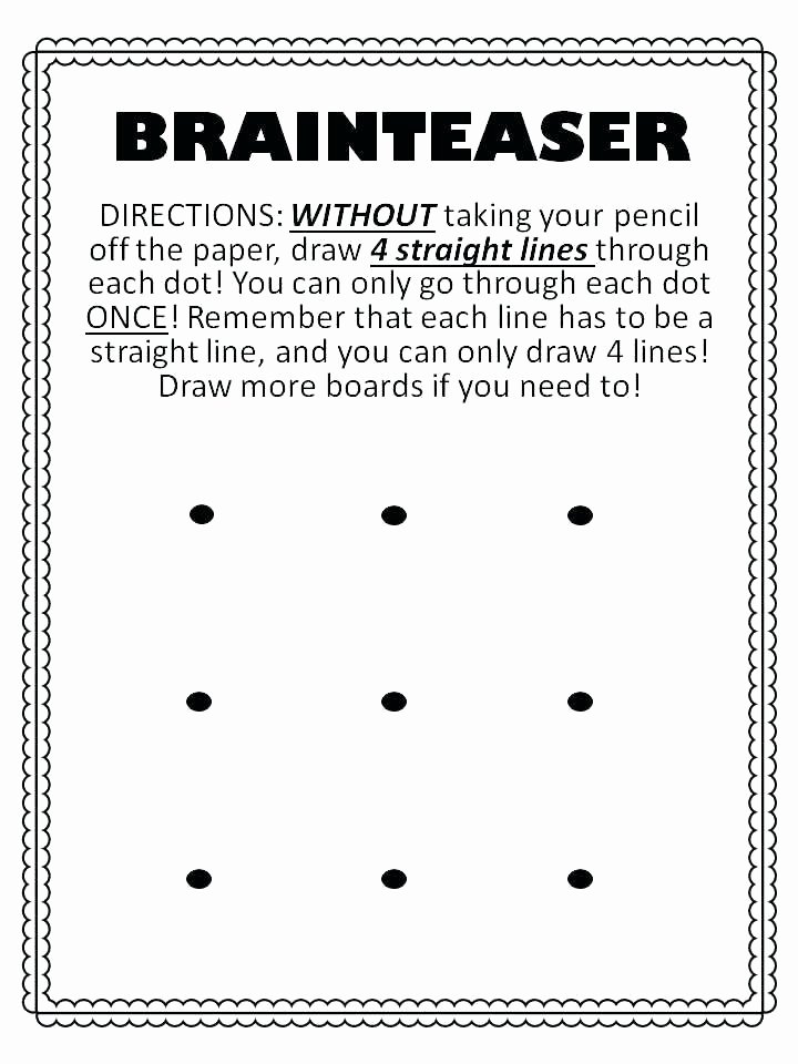 Brain Teaser Worksheets Unique English Brain Teasers Worksheets