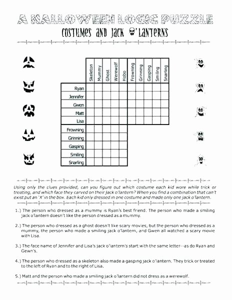 Brain Teasers Printable Worksheets Free Printable Worksheets for Middle School Math Fun Puzzles
