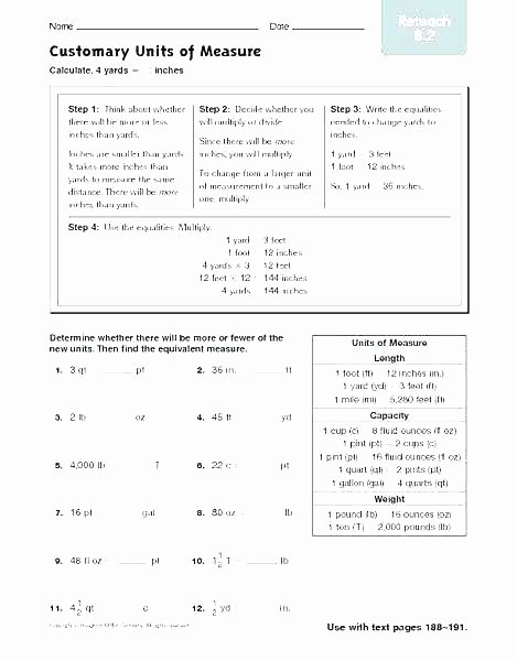 Capacity Conversion Worksheet 4th Grade Conversion Chart – Donatebooks