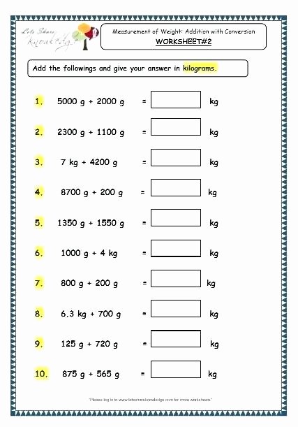 Capacity Worksheets 3rd Grade 4th Grade Math Worksheets Measurement Conversions Beautiful