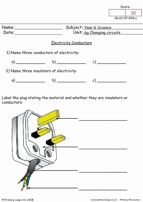 Carpentry Math Worksheets Beautiful Electricity Worksheets Related Class 10 Physics Pdf Conductors