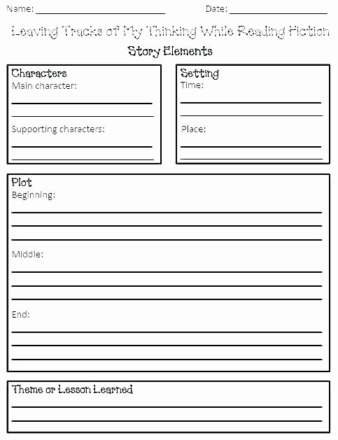 identifying theme worksheets activities on for middle school answers