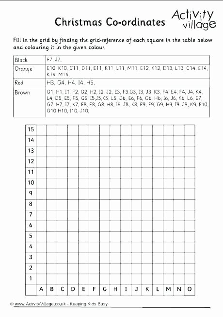 Christmas Coordinate Graph Luxury Fun Graphing Worksheets Math Coordinate Plane