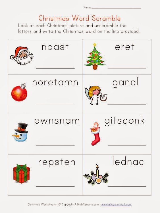 Christmas Unscramble Worksheets Inspirational Christmas Word Jumble Printable – Merry Christmas and Happy