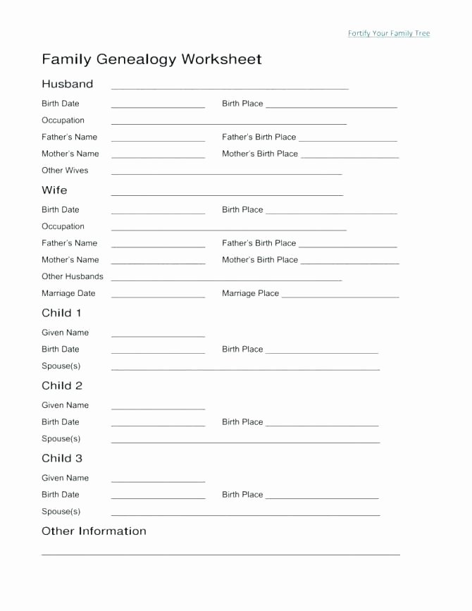 Chronological order Worksheets Free Family Genealogy Worksheets Updated the Ultimate All In