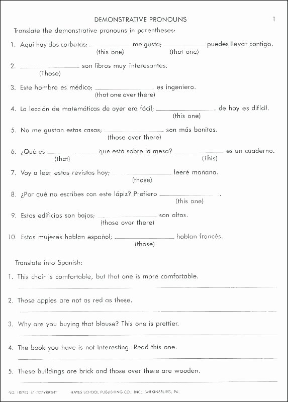 Classroom Objects Worksheets Pdf Learning Spanish Worksheets for Adults
