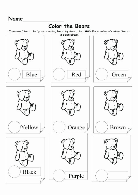 Color Blue Worksheets for Preschool Worksheets Preschool Worksheets Learning Colors Art and