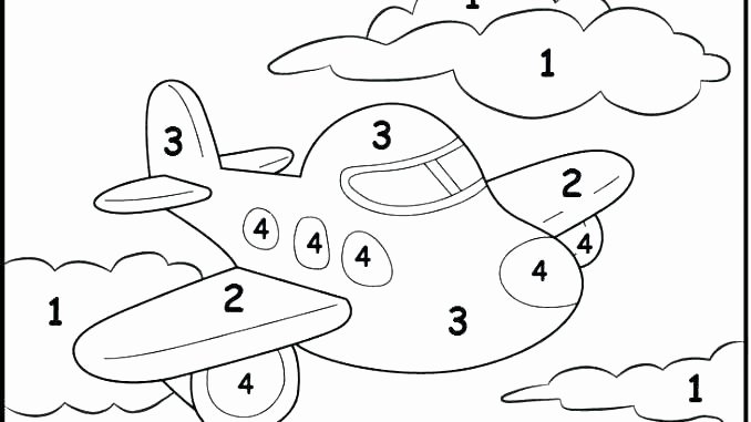 Color by Number Worksheets Kindergarten Coloring Worksheets for Preschool Color by Number for Kids
