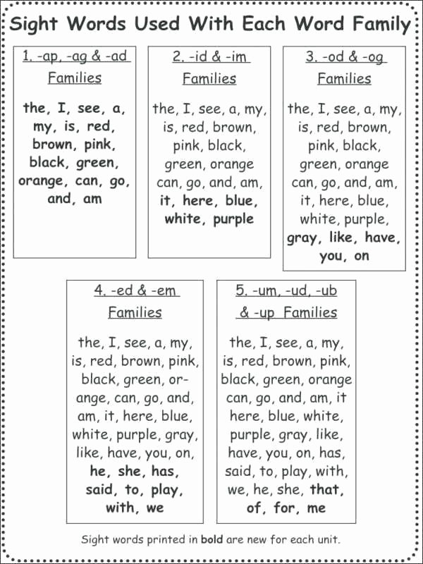 Color Sight Word Worksheets 1st Grade Sight Words Printables Worksheets