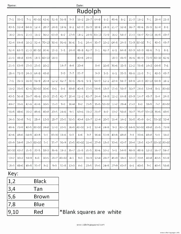 Coloring Squared Worksheets Printable Division Sheets – Vishalcargopackersmover