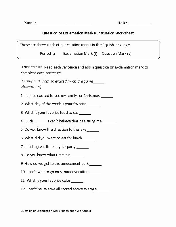 Commas Worksheet 4th Grade Punctuation Worksheets Ma Worksheets 2nd Grade Mas In