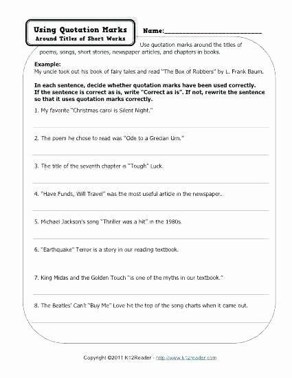 Commas Worksheet 5th Grade Fifth Grade Proofreading Worksheets