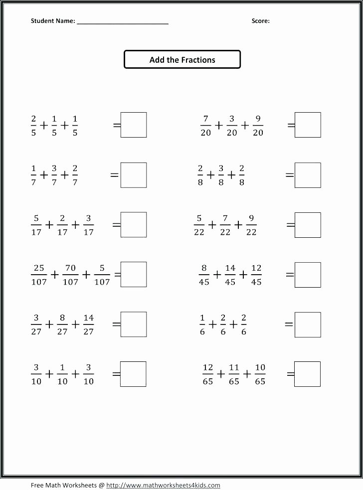 Common Core Sheets Fractions 3rd Grade Mon Core Reading Worksheets Pdf Mon Core
